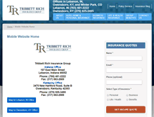 Tablet Screenshot of insurewithtrig.com
